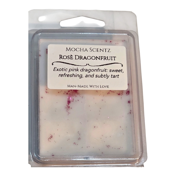 Handmade Rosé Dragonfruit Wax Coconut/Soy Melts - Pink - Picture 2 of 3